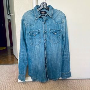RRL Slim Fit Western Shirt